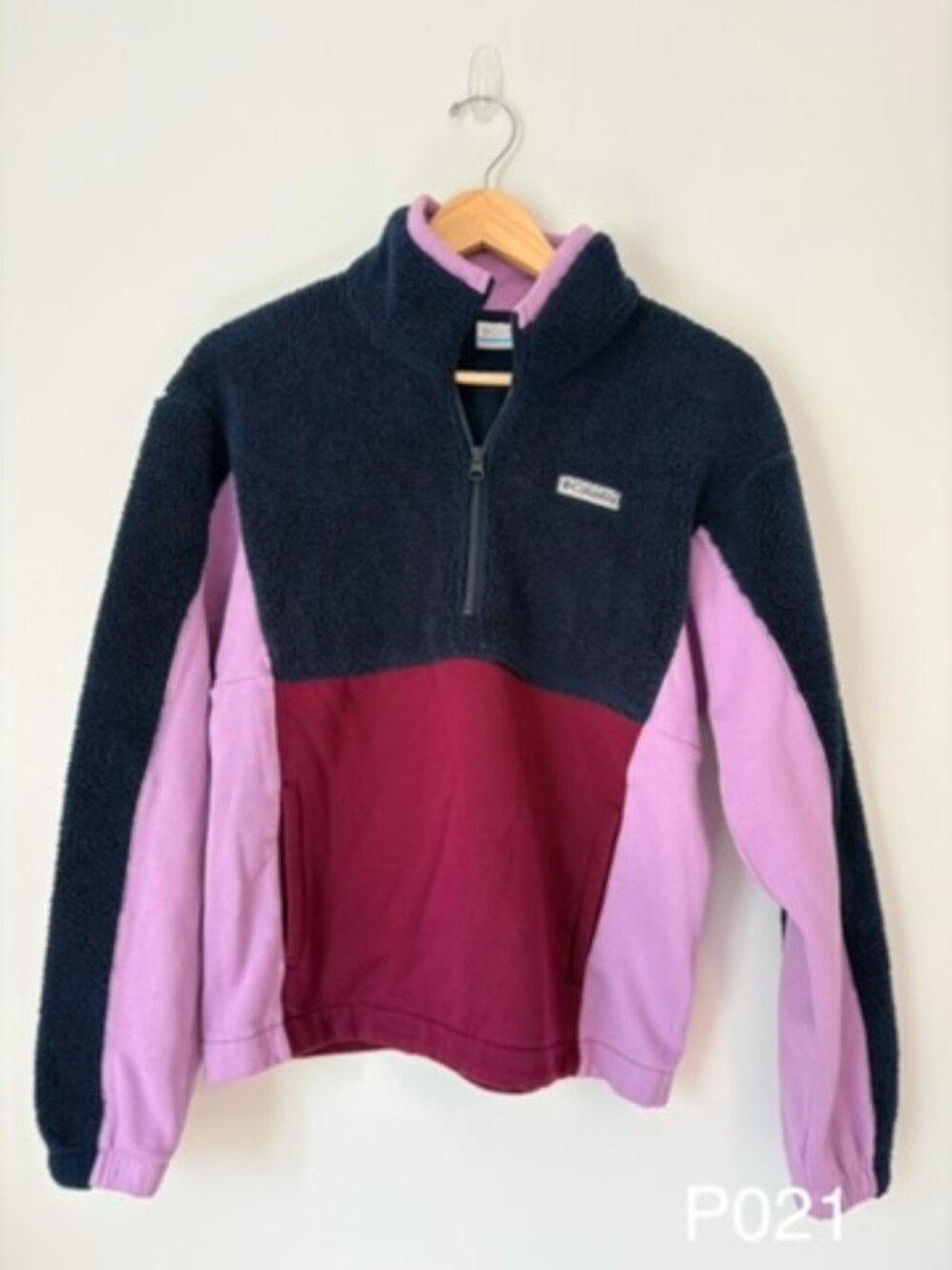 Columbia Casual Sweatshirt | Navy/Purple | XS
